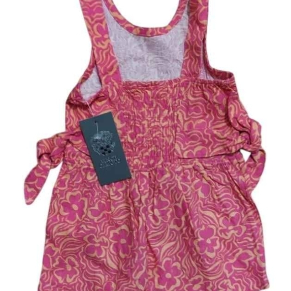 NWT Girls Vince Camuto Pink Pai Romper 18M - Picture 2 of 3